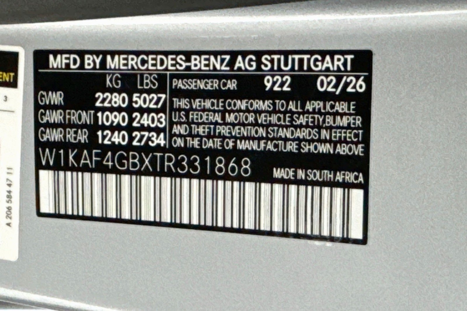 Certified Used 2026 Cirrus Silver Metallic Mercedes-Benz C 300 image 28