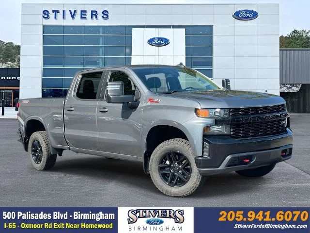 Certified Used 2021 Gray Chevrolet Custom Trail Boss image 1