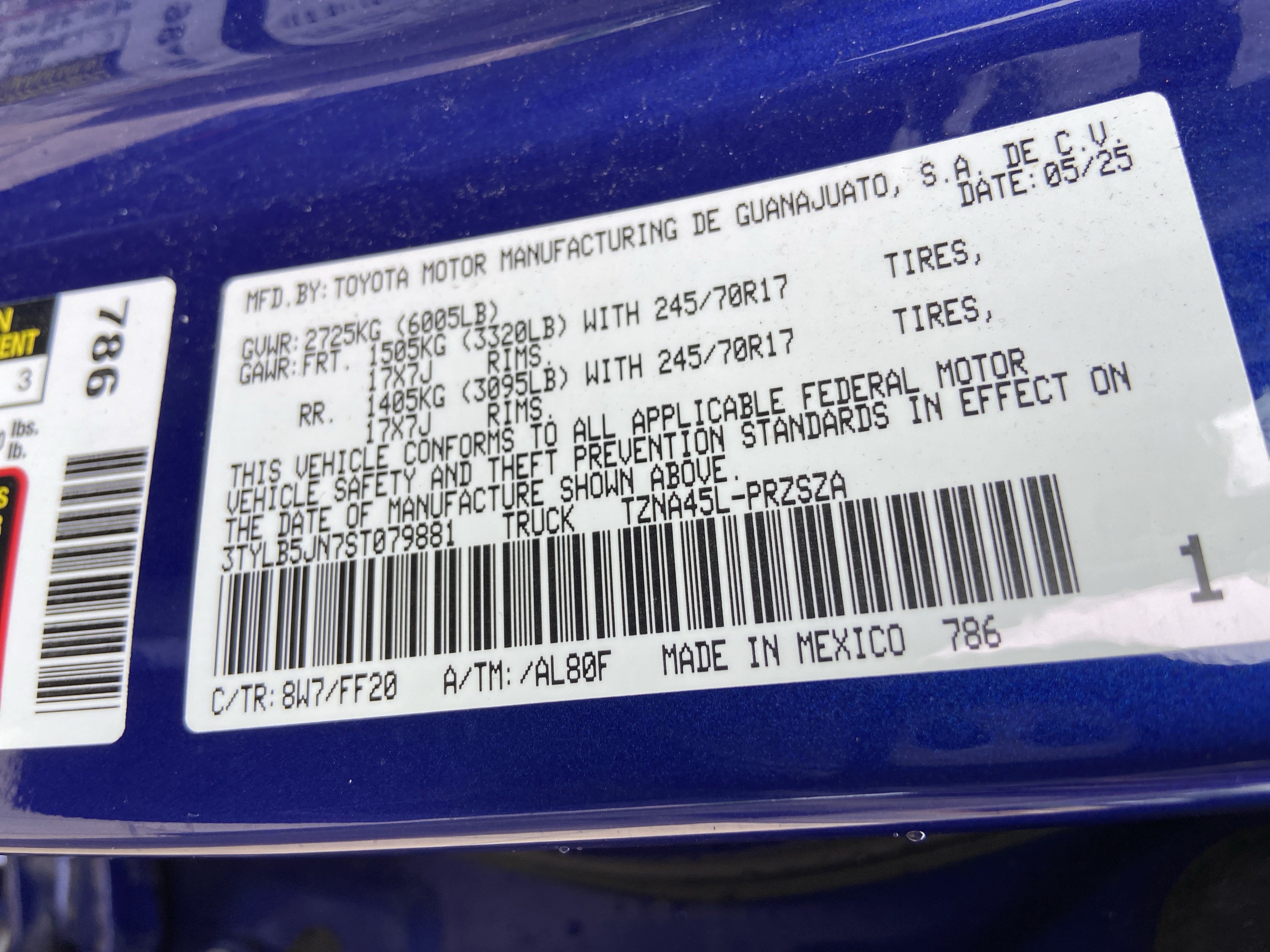 Used 2025 Blue Toyota SR5 image 33