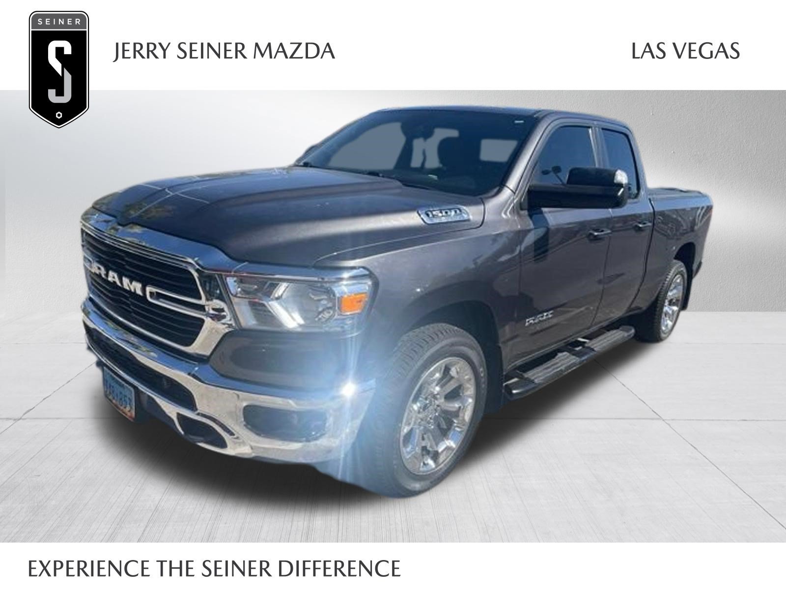 Used 2021 Granite Crystal Metallic Clearcoat Ram Big Horn image 1