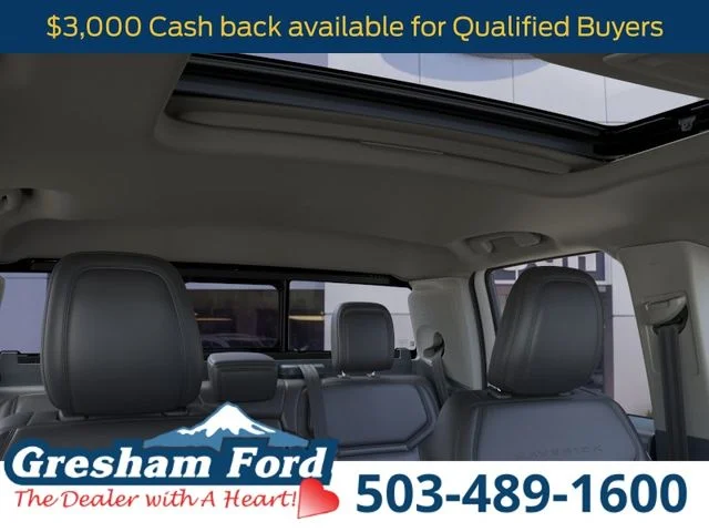 New 2025 Space White Metallic Ford Lariat image 13