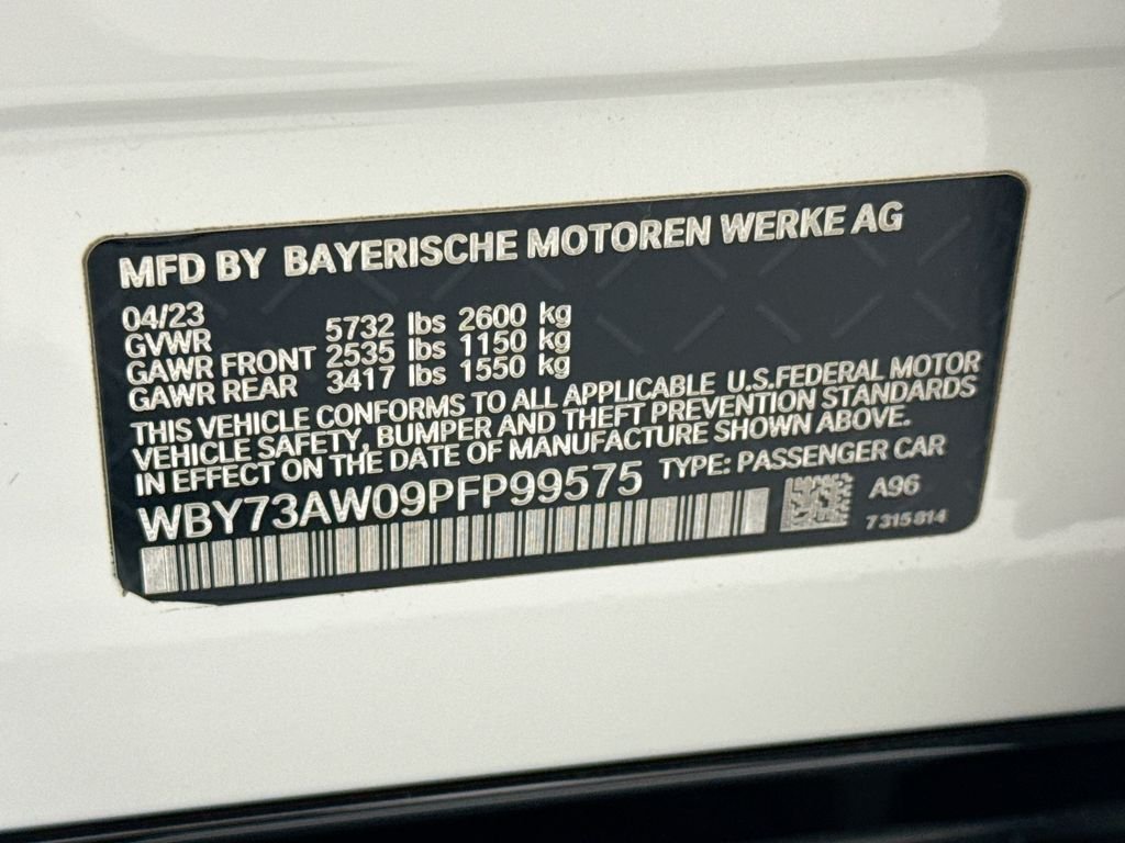 Certified Used 2023 White Metallic BMW eDrive40 image 34