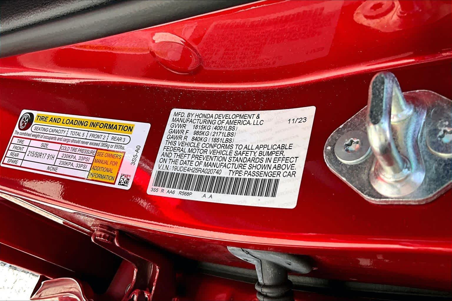 Used 2024 Performance Red Pearl Acura  image 35