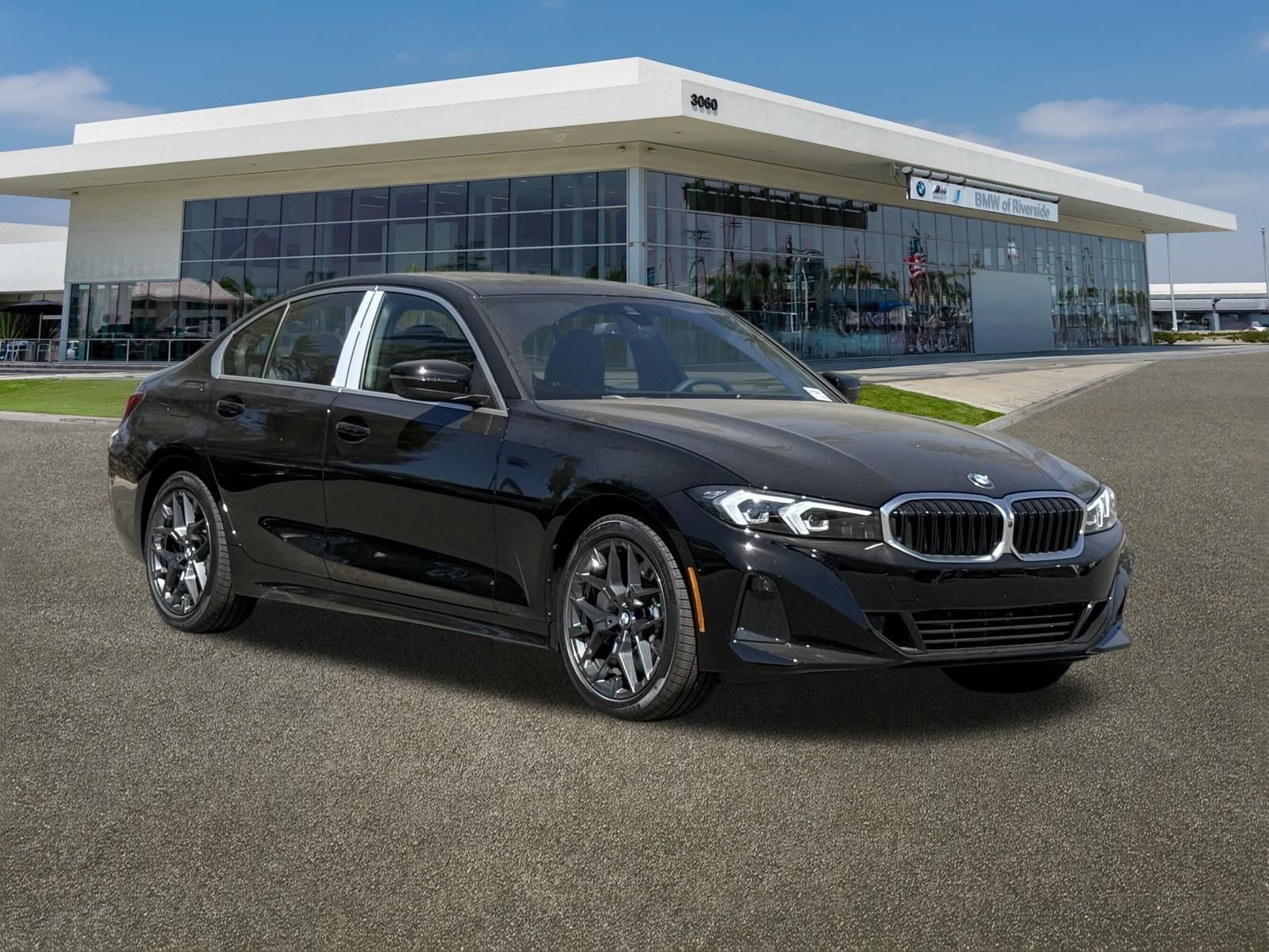New 2026 Jet Black BMW 330i image 2