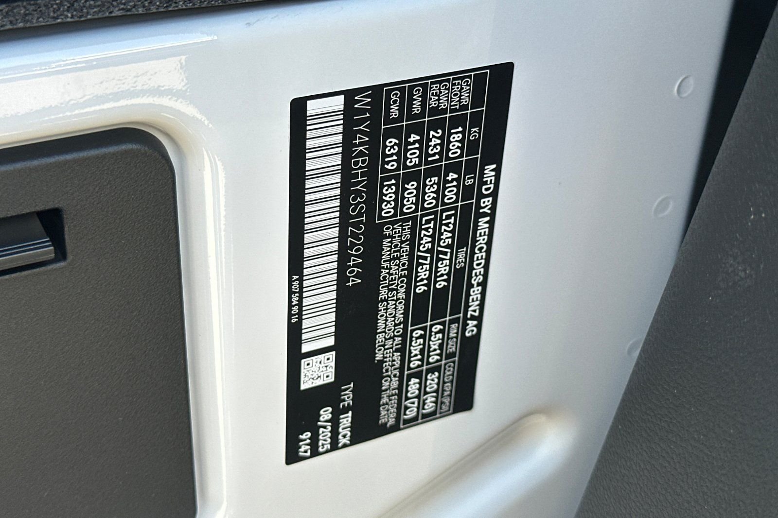 New 2025 White Mercedes-Benz Cargo 144 WB image 26