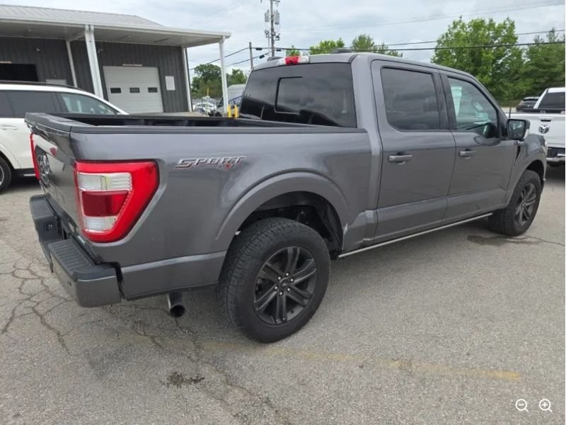 Used 2022 Carbonized Gray Metallic Ford LARIAT image 3