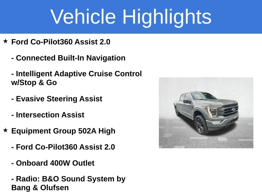 Used 2021 Gray Ford Lariat image 3