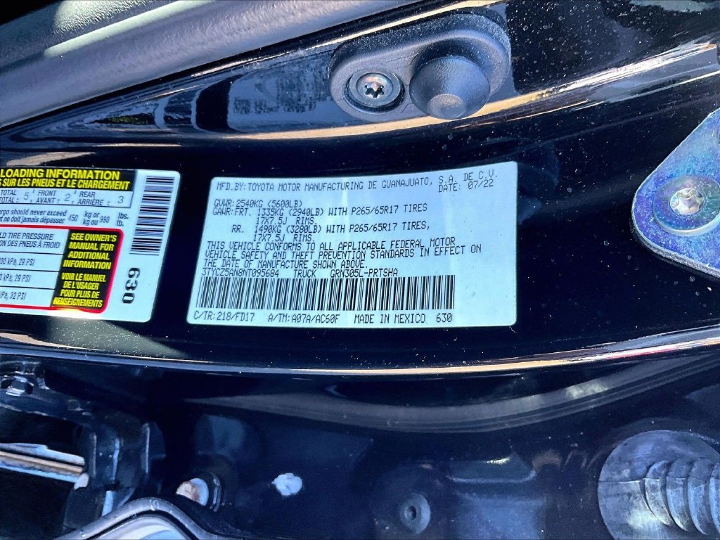 Used 2022 Black Toyota TRD Sport image 36
