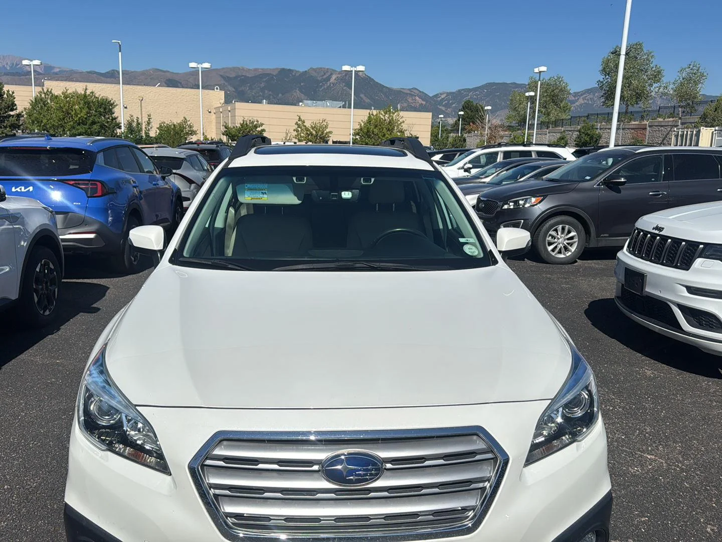 Used 2017 Crystal White Pearl Subaru Limited image 2