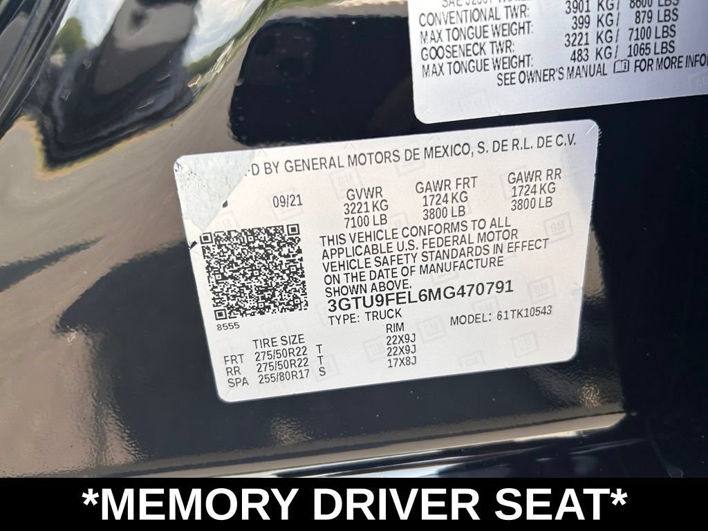 Used 2021 ONYX BLACK GMC Denali image 15