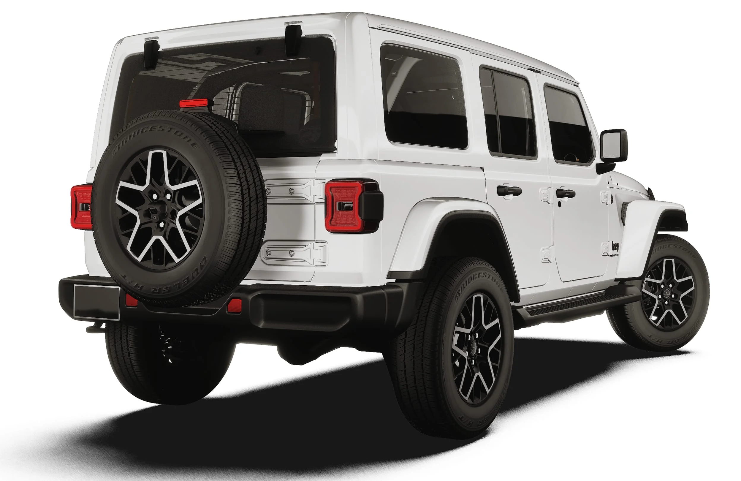 New 2027 Bright White Clear-Coat Paint Jeep Sahara image 2