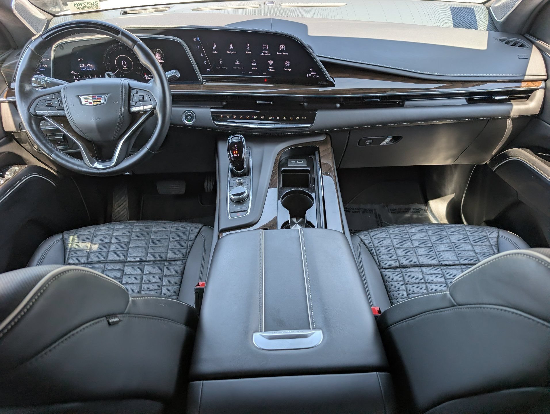Used 2024 Crystal White Tricoat Cadillac Sport Platinum image 14
