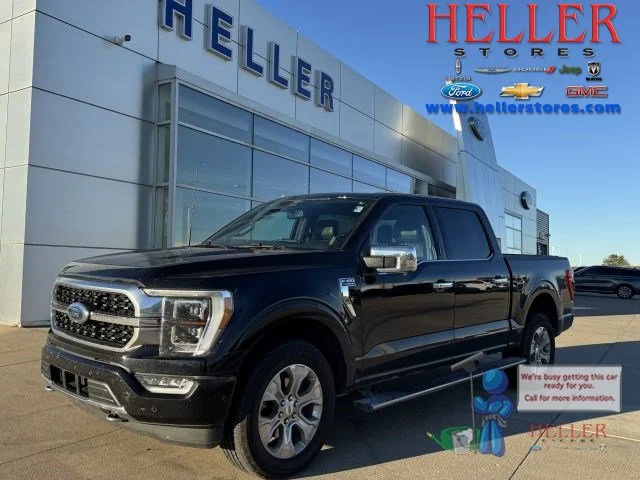 Used 2023 Agate Black Metallic Ford Platinum image 1