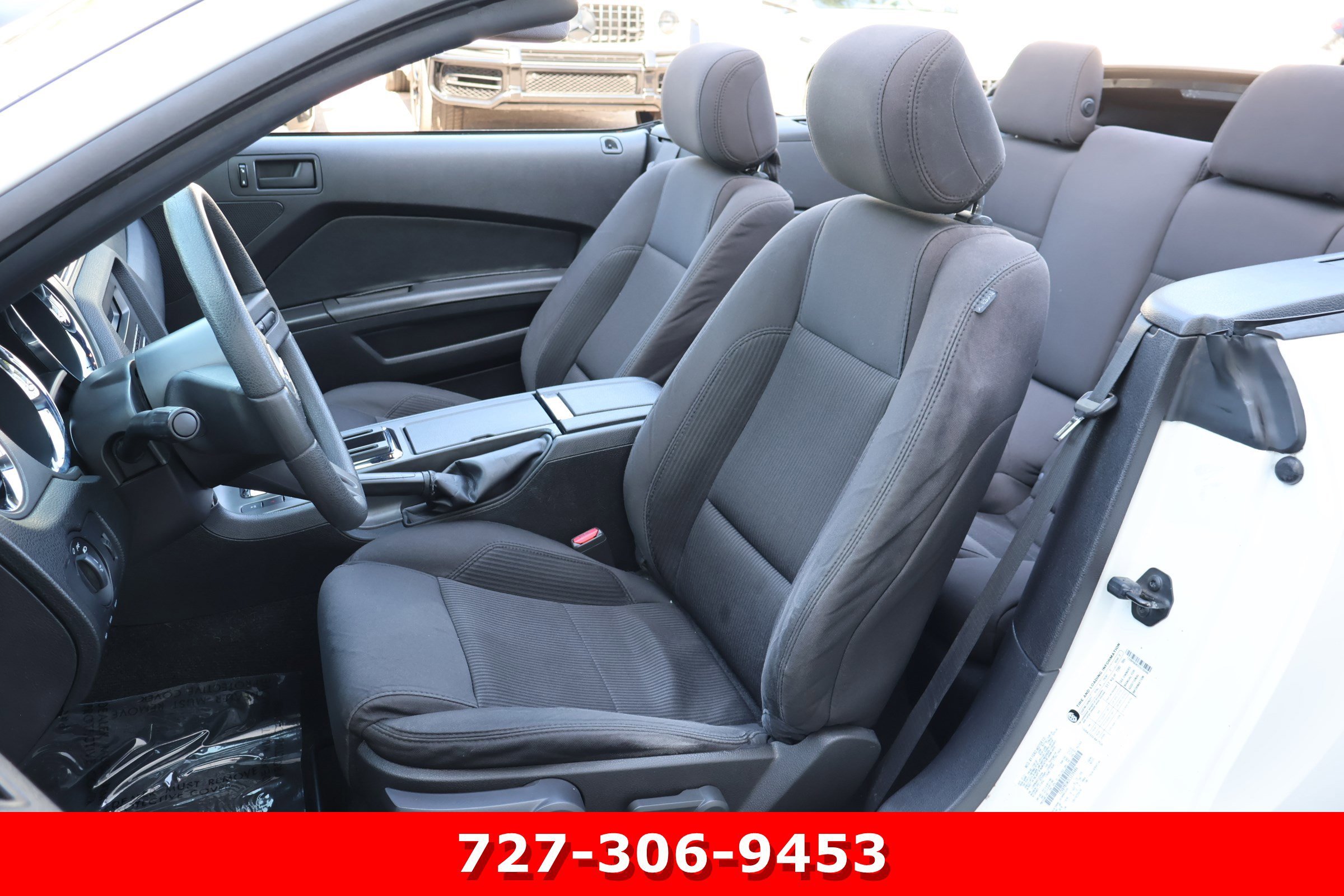Used 2012 Ford Mustang V6 with VIN 1ZVBP8EM2C5239486 for sale in Clearwater, FL