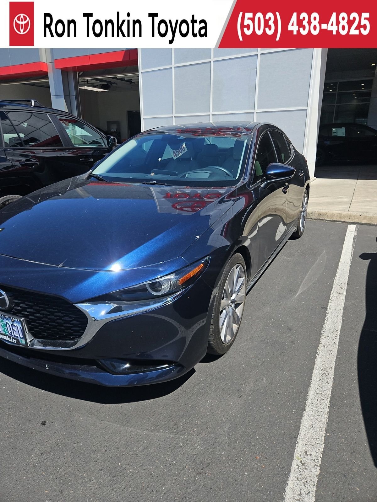Used 2019 Deep Crystal Blue Mica Mazda Premium image 1