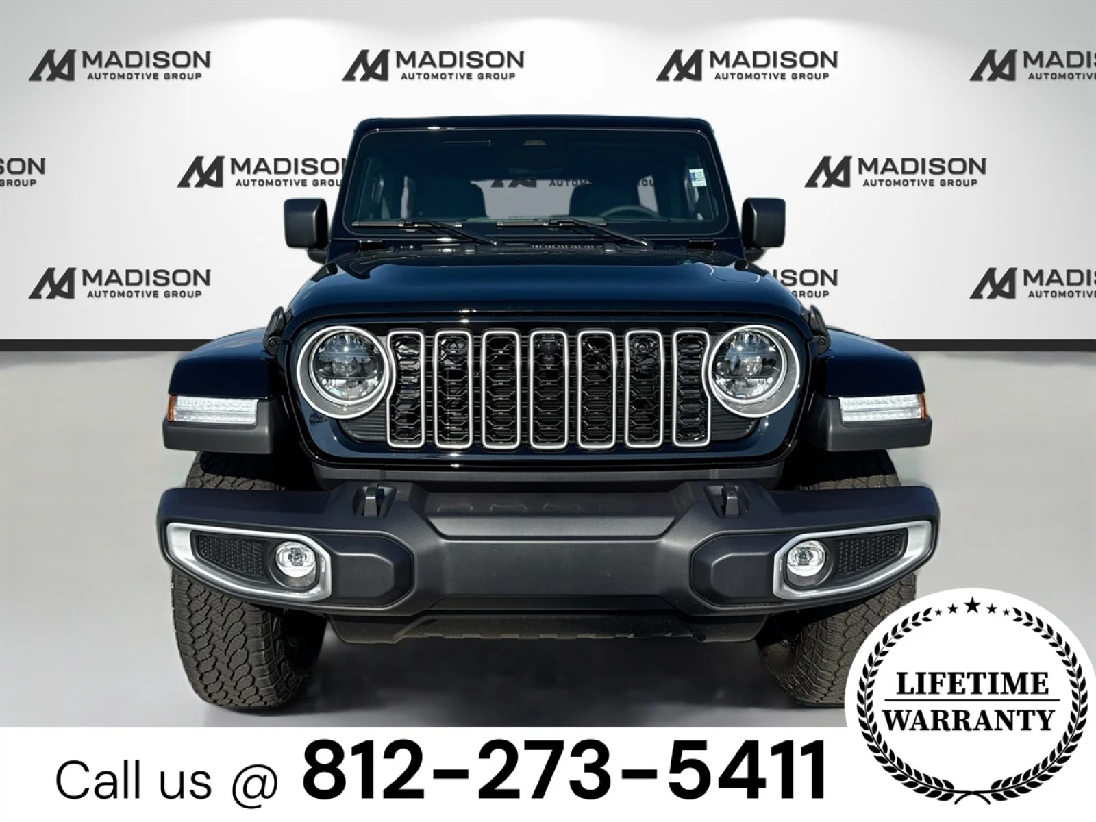 New 2025 Black Clearcoat Jeep Sahara image 2