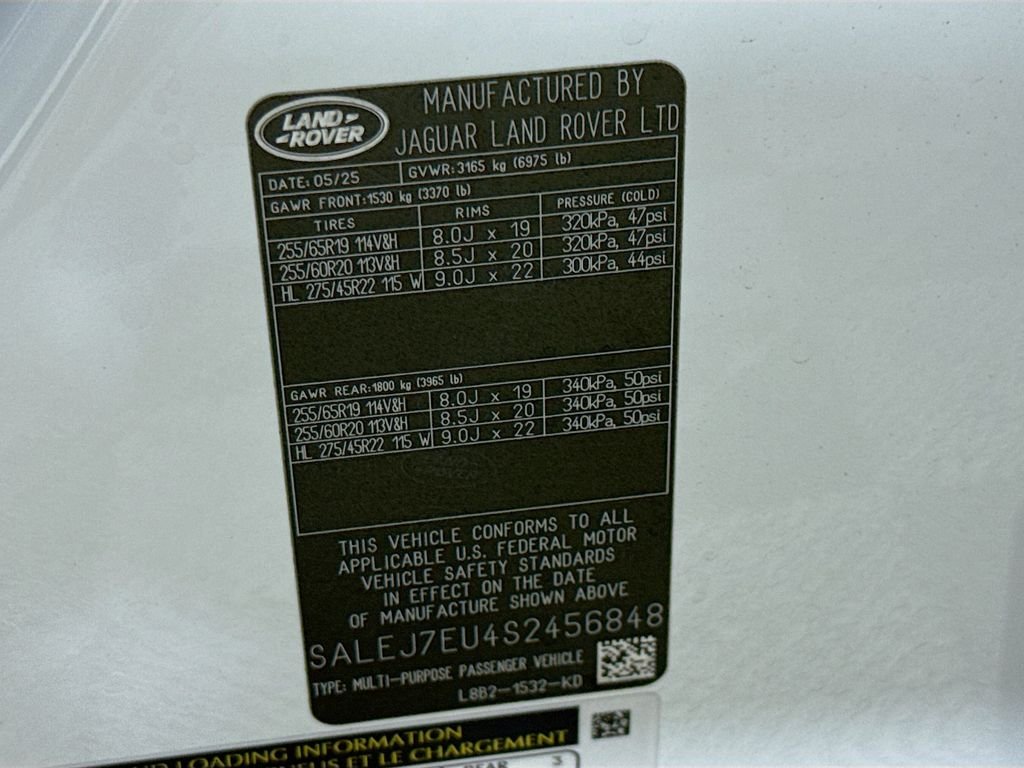 Certified Used 2025 Gray Land Rover S image 34