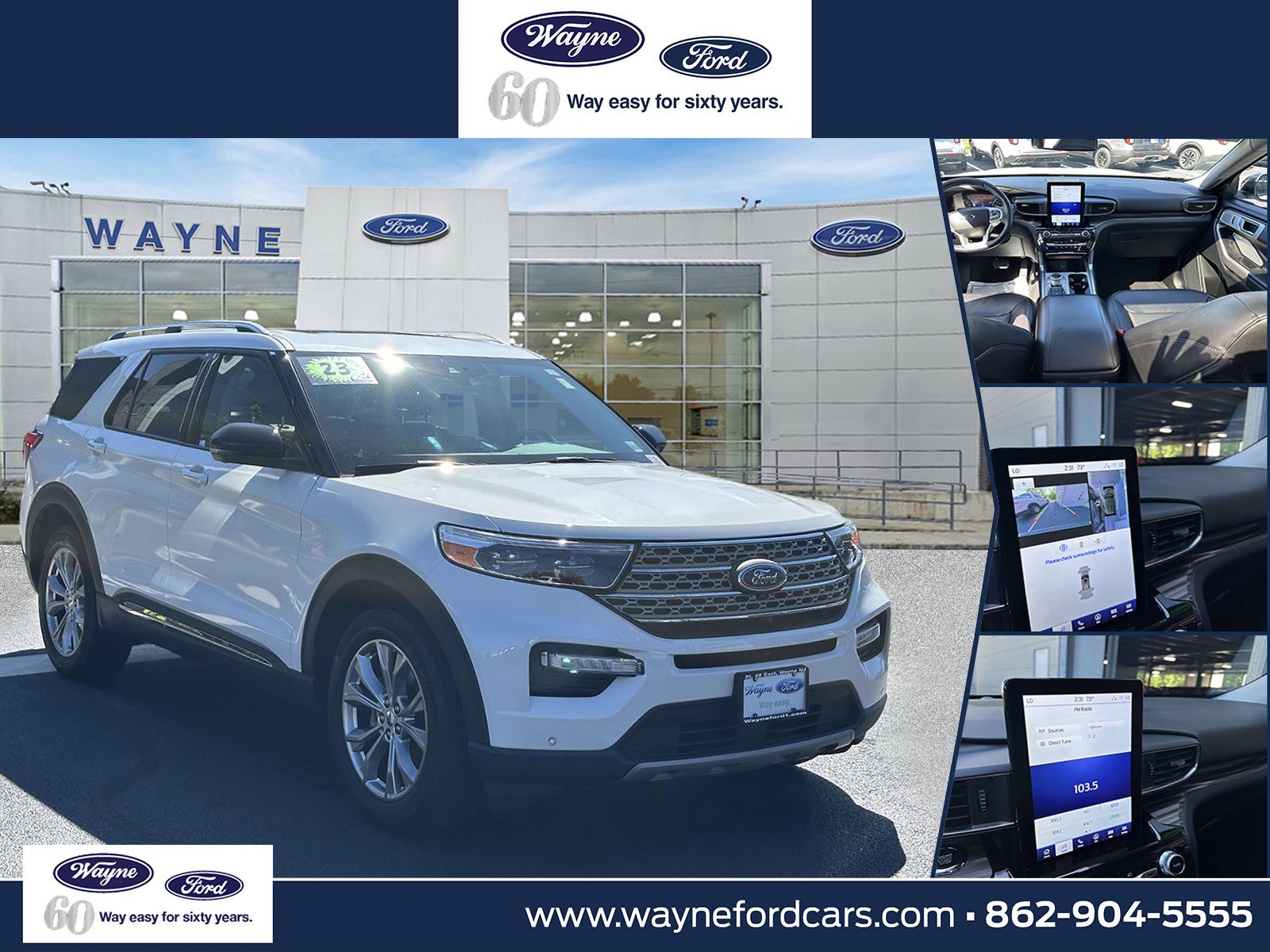 Used 2023 White Ford Limited image 1