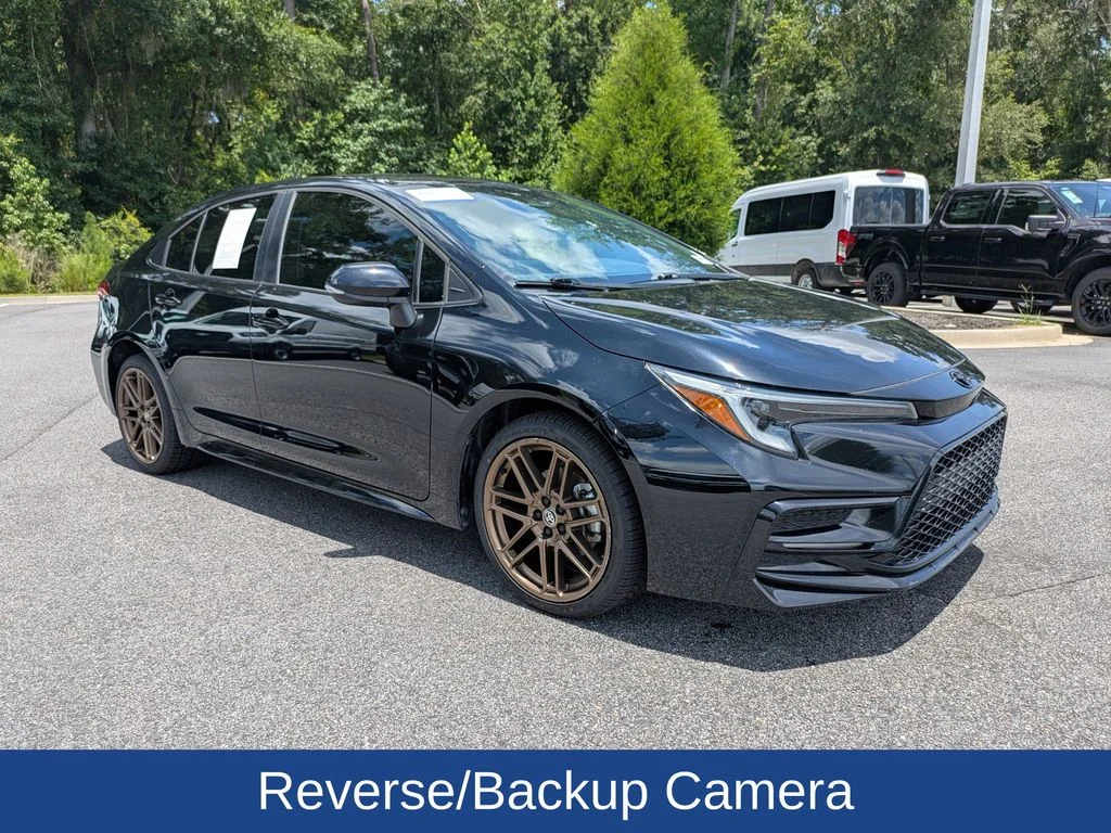 Certified Used 2024 Midnight Black Metallic Toyota SE Nightshade image 2