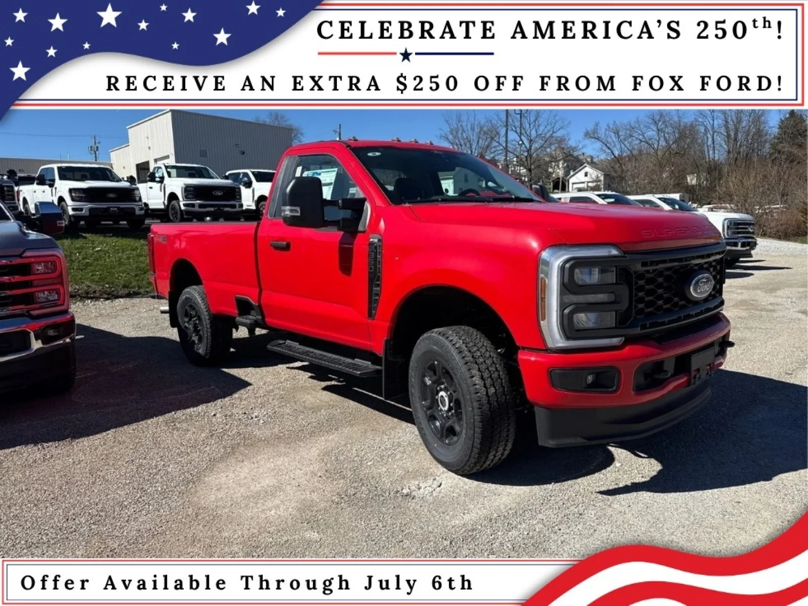New 2026 Race Red Ford F-350® XL image 1