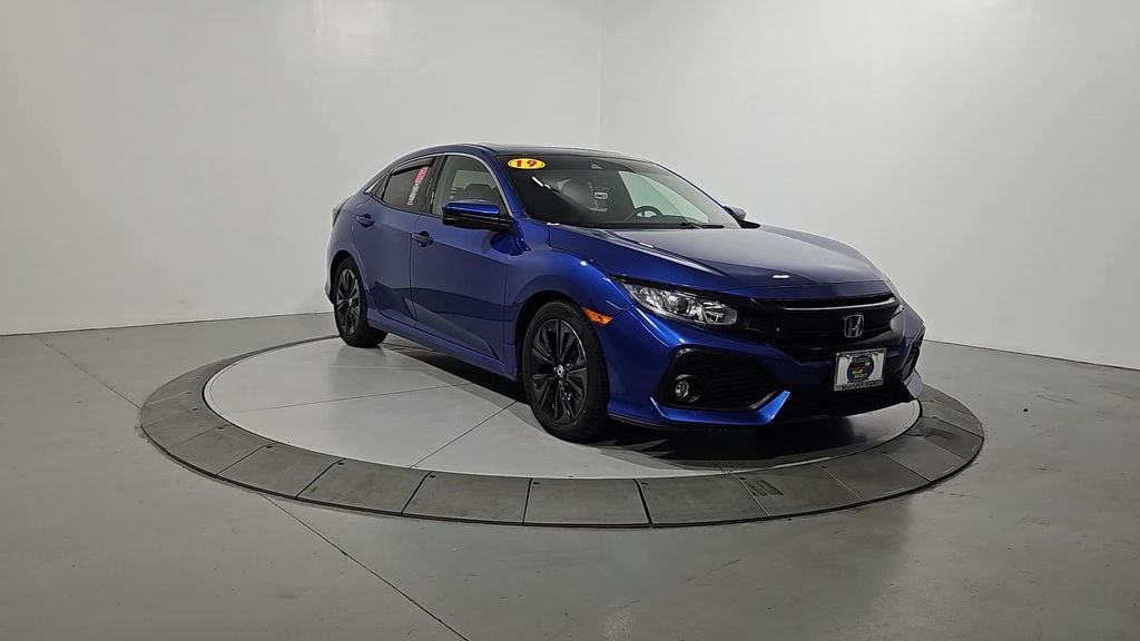 Used 2019 Blue Honda EX image 7