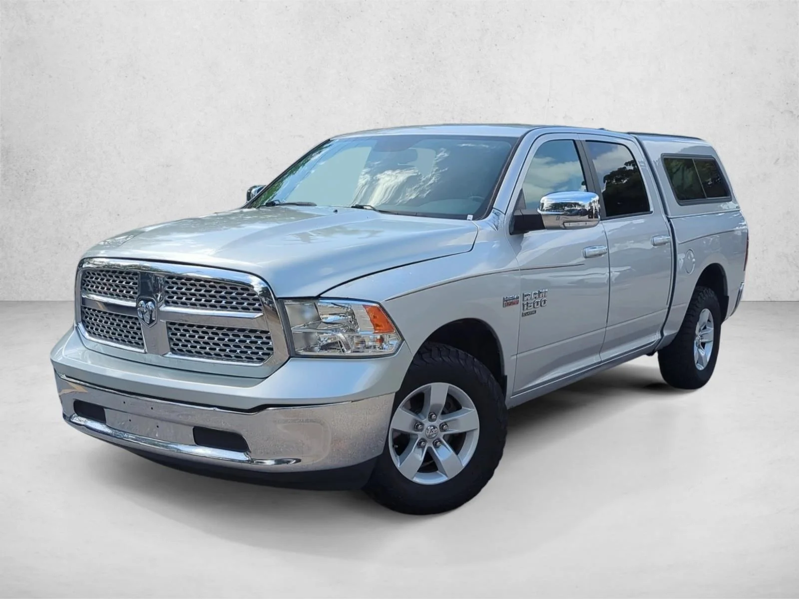 Used 2019 Bright Silver Metallic Clearcoat Ram SLT image 1