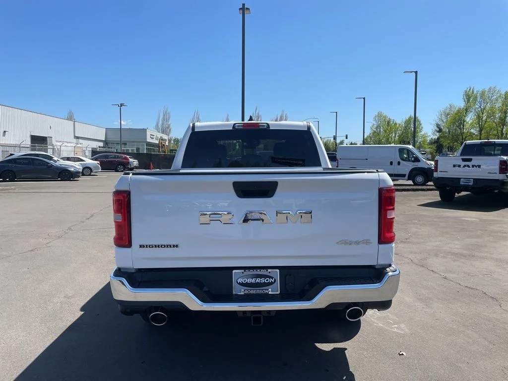 New 2026 Bright White Clear-Coat Exterior Paint RAM Big Horn/Lone Star image 5