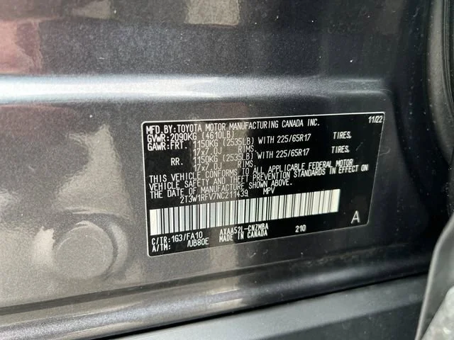 Used 2022 Magnetic Gray Metallic Toyota XLE image 17