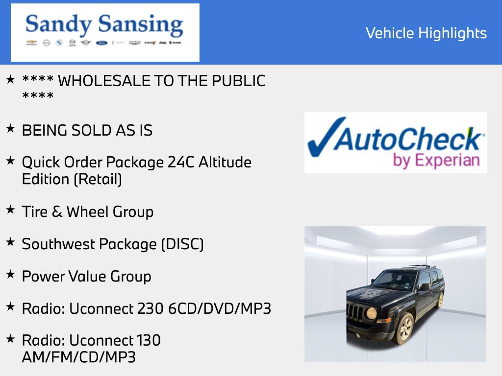 Used 2014 Black Jeep Sport image 7