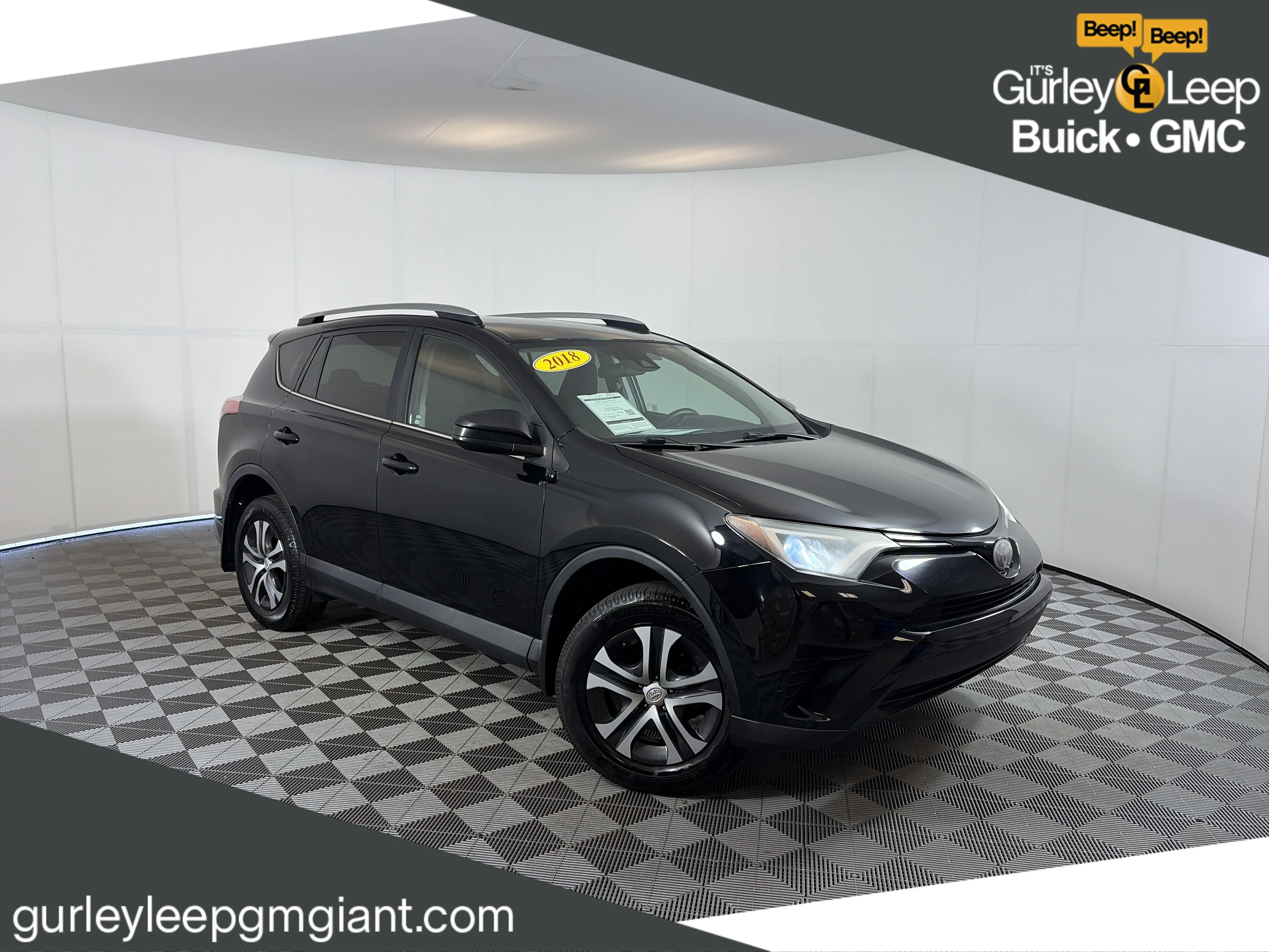 Used 2018 Black Toyota LE image 1
