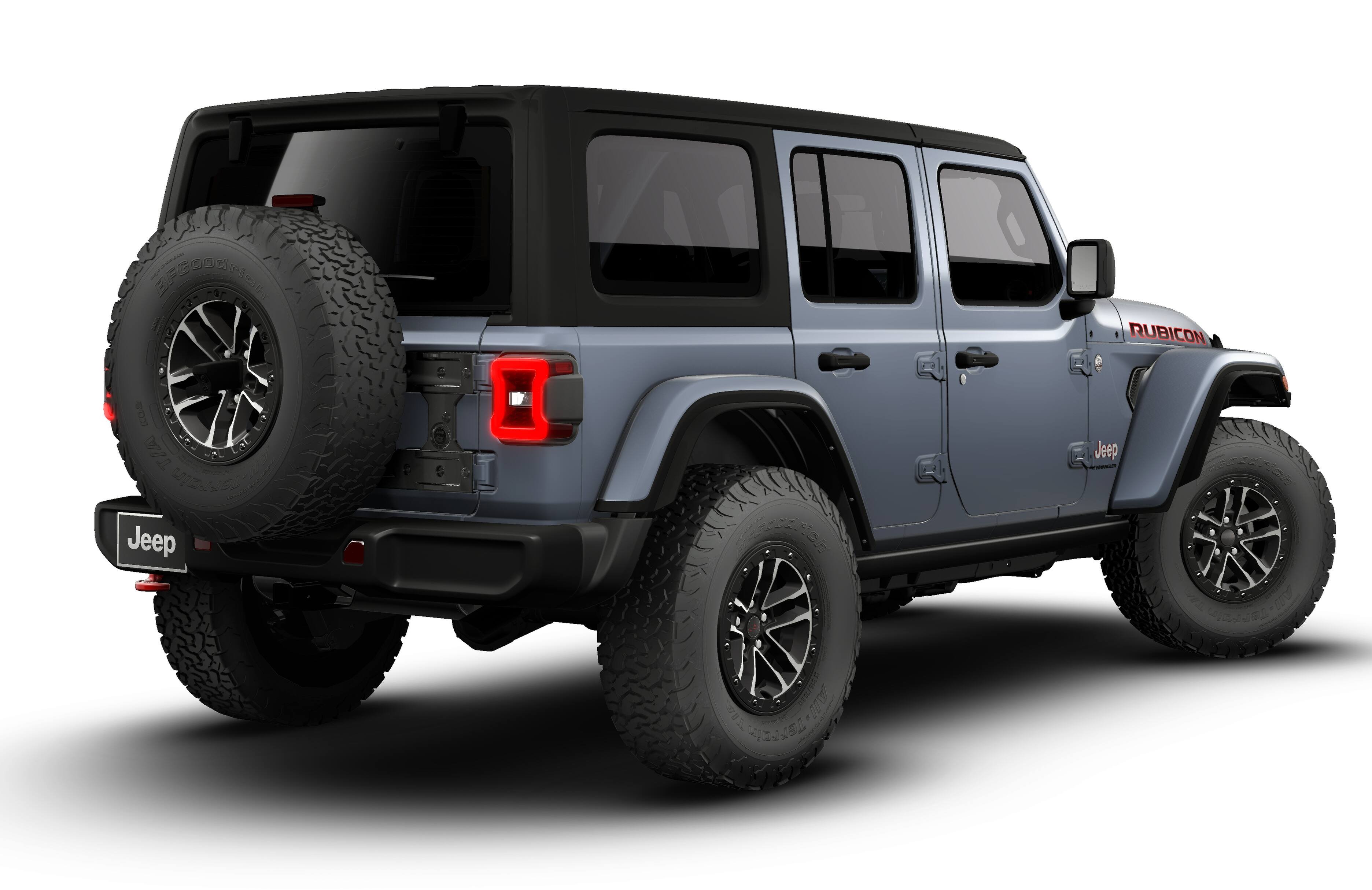 New 2026 Anvil Clear-Coat Exterior Paint Jeep Rubicon image 2