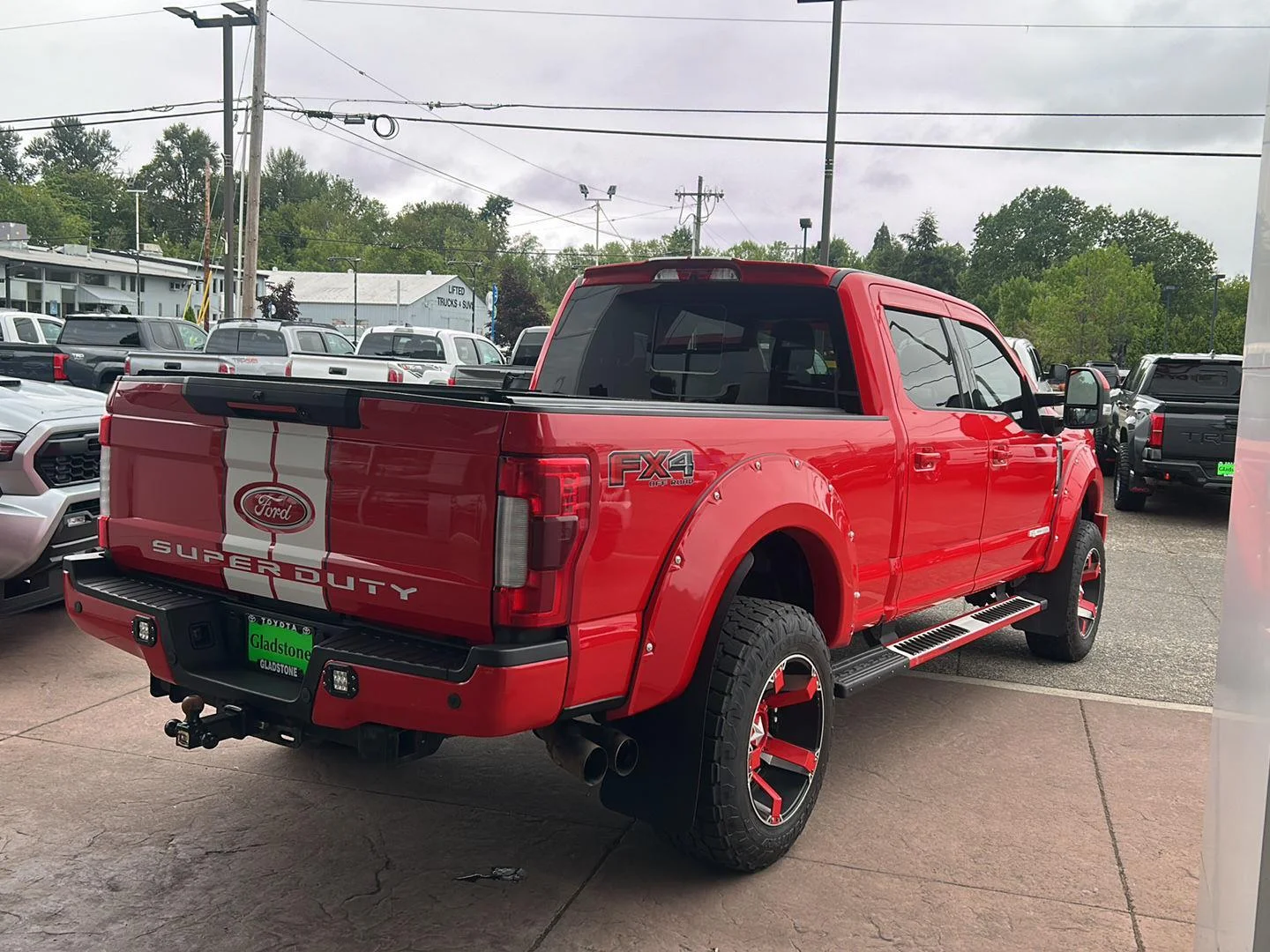 Used 2019 Race Red Ford LARIAT image 5