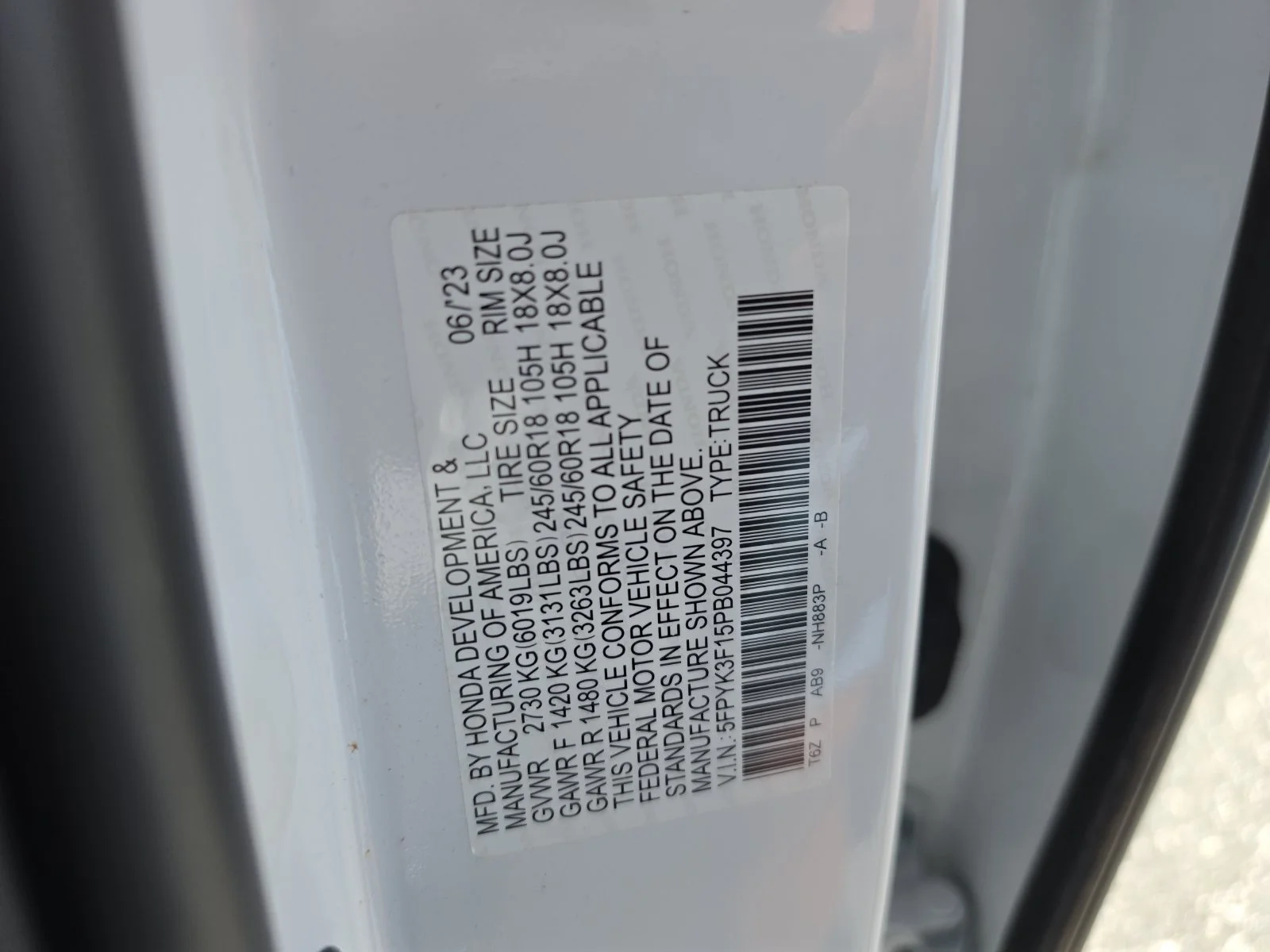 Used 2023 White Honda Sport image 40