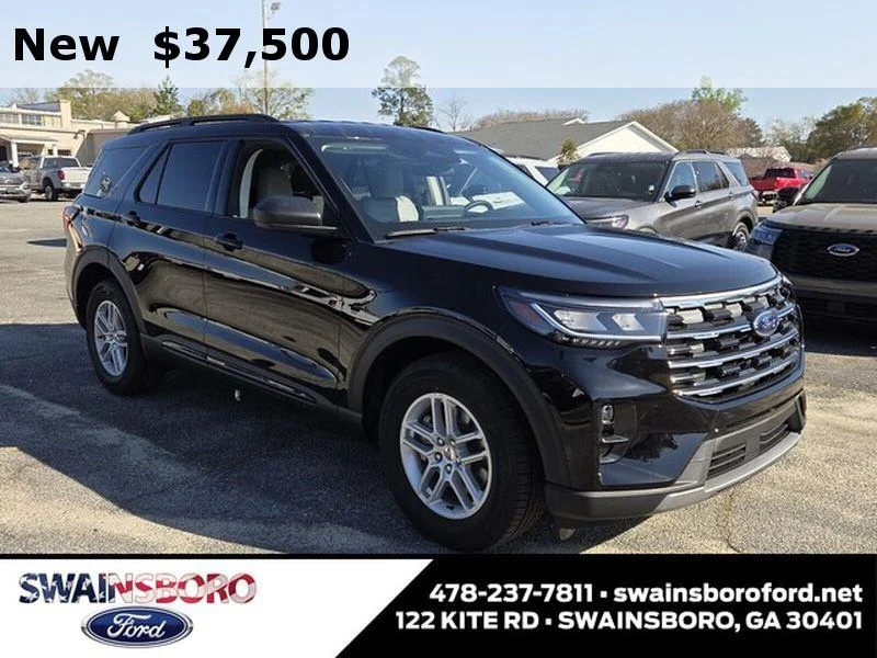 New 2026 Agate Black Metallic Ford Active image 1