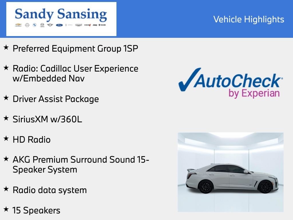 Used 2024 White Cadillac V-Series image 7