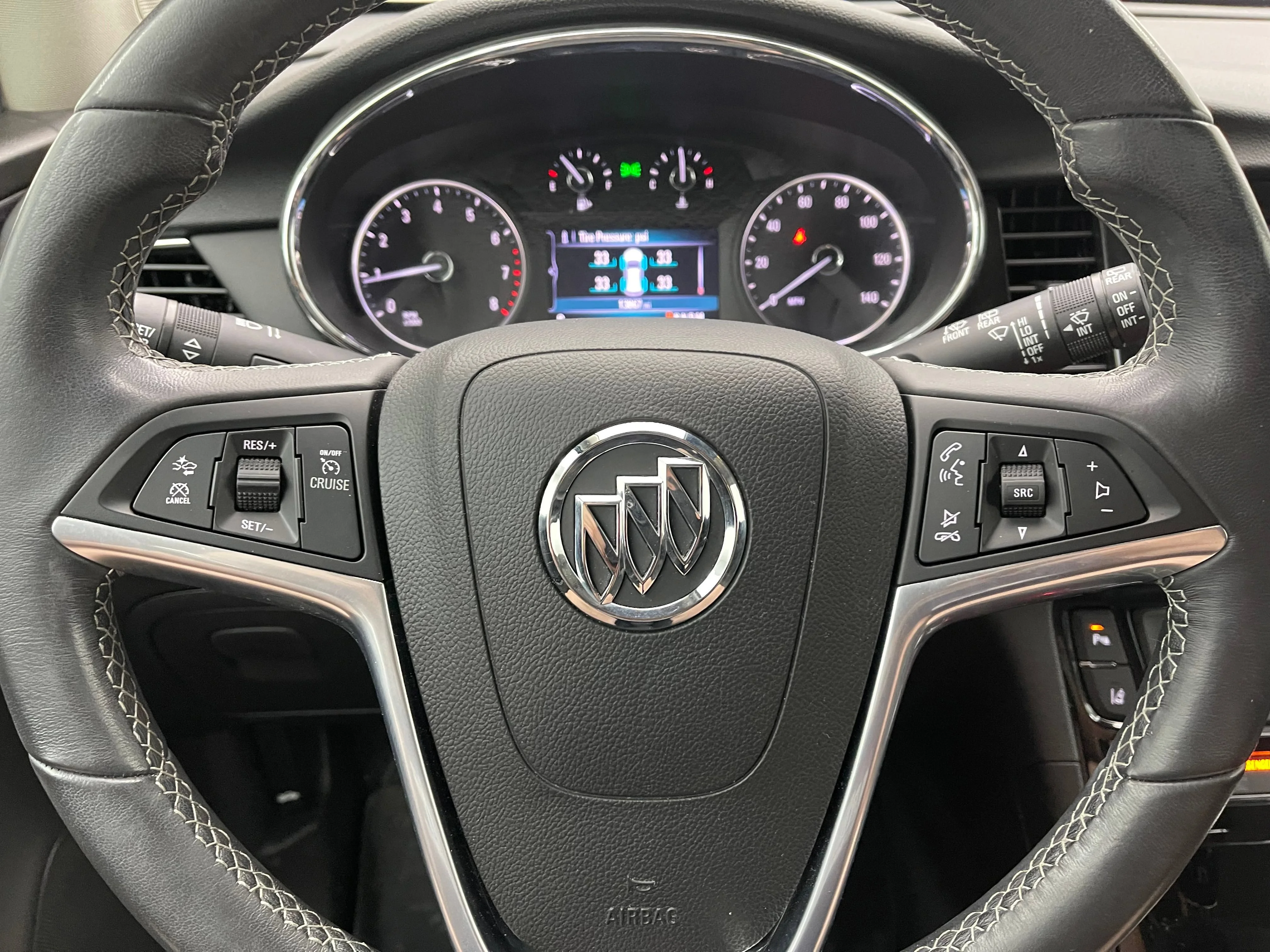 Used 2022 Dark Moon Blue Metallic Buick Preferred image 18
