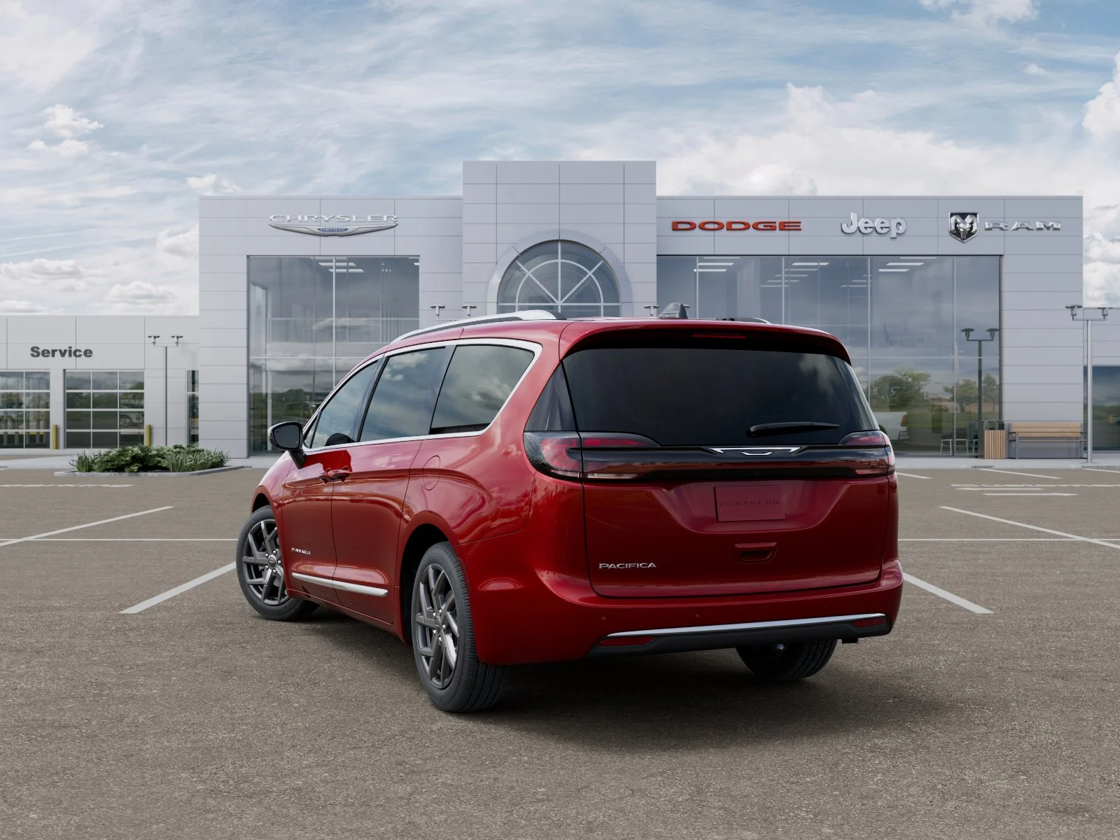 New 2027 Red Hot Pearl-Coat Exterior Paint Chrysler Pinnacle image 44