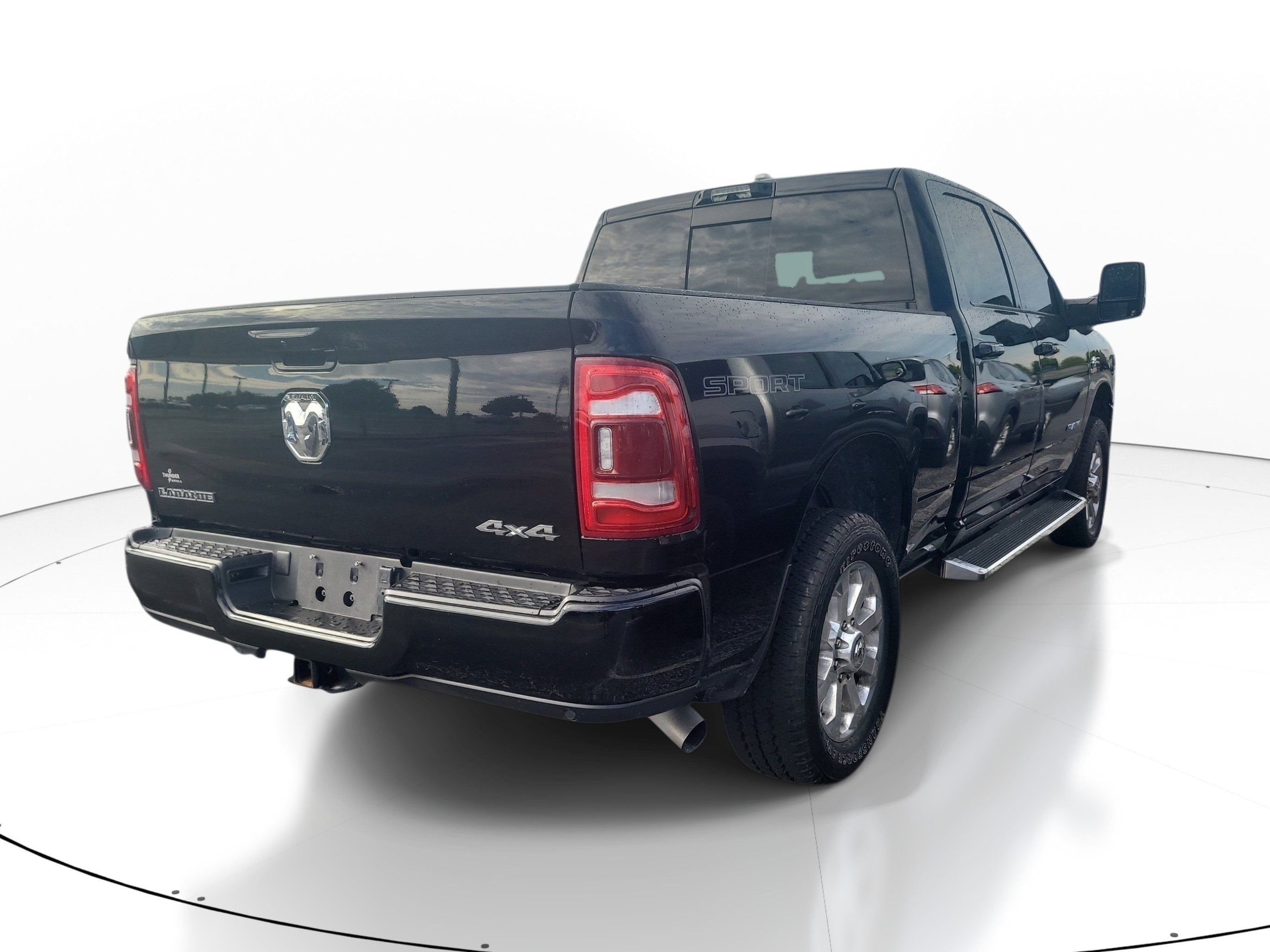 Used 2024 Diamond Black Crystal Pearlcoat Ram Laramie image 5