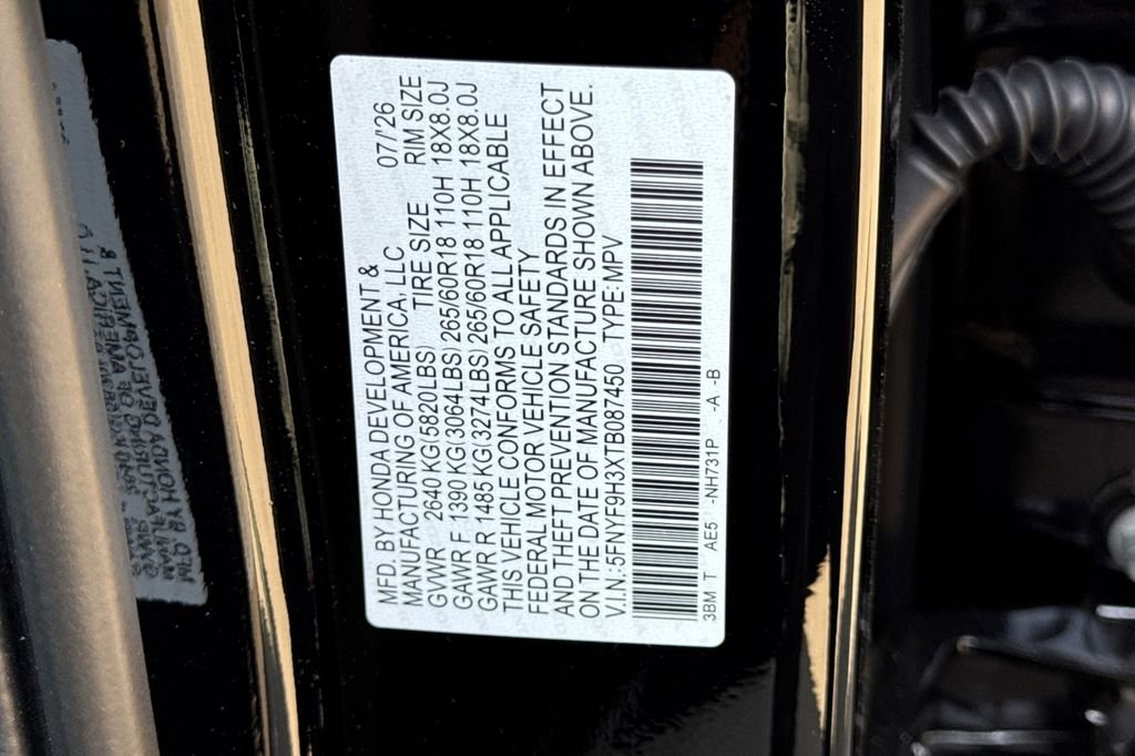 New 2026 Crystal Black Pearl Honda RTL image 28