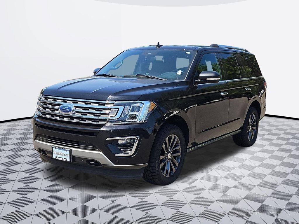 Used 2021 Agate Black Metallic Ford Limited image 2