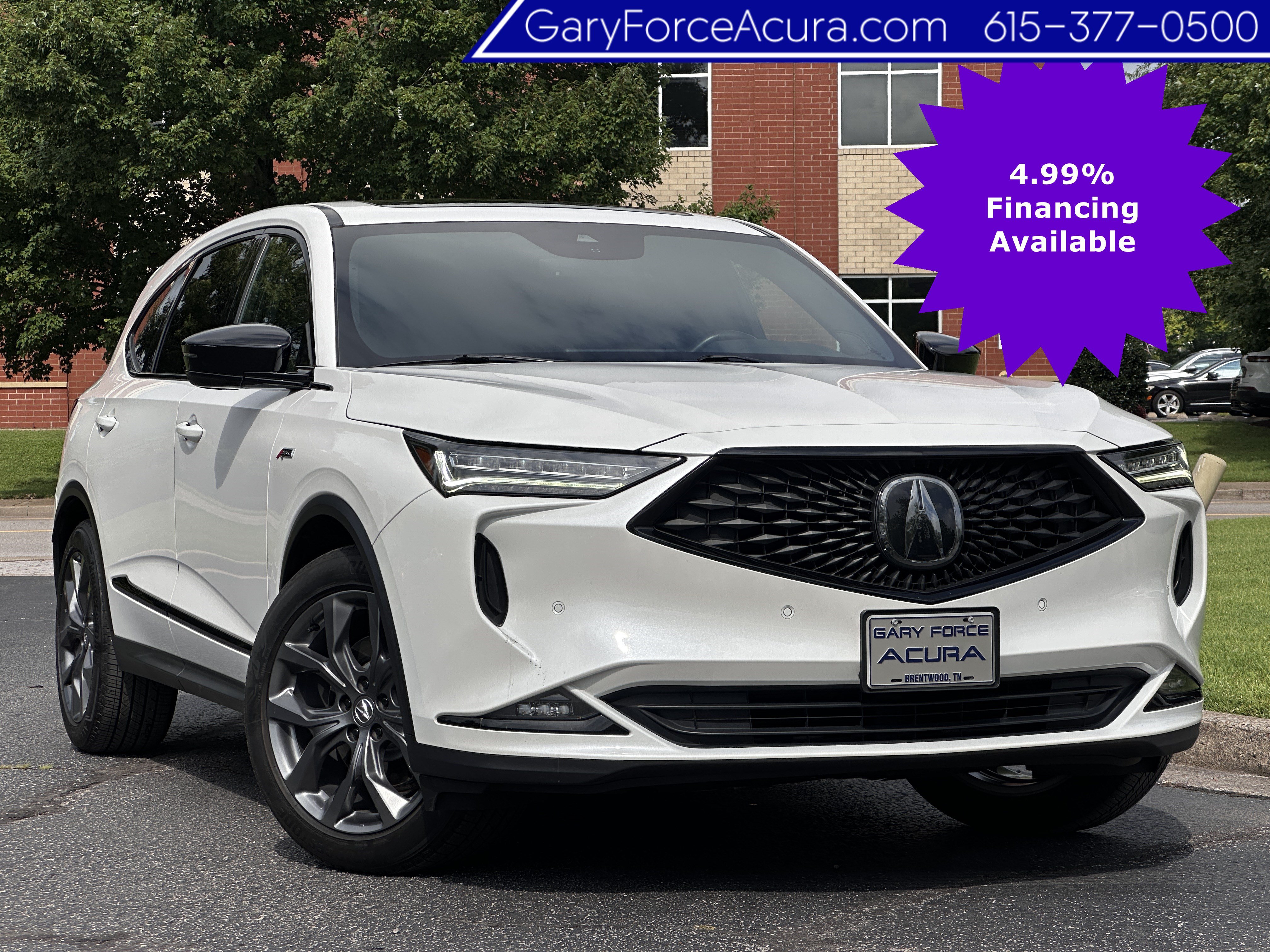 Used 2023 Platinum White Pearl Acura SH-AWD with A-Spec Package image 28