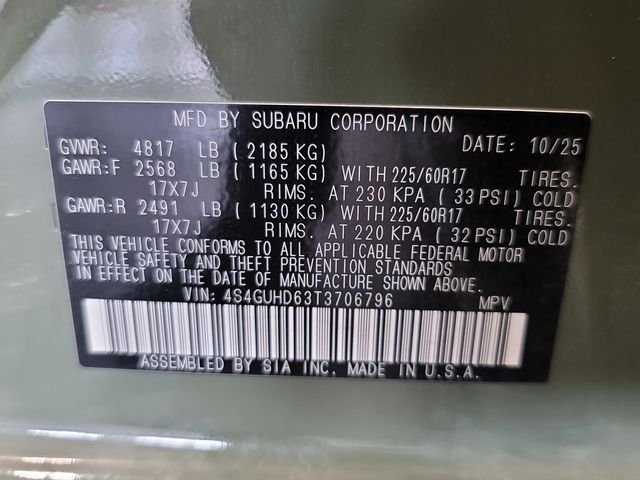 Certified Used 2026 Alpine Green Subaru Premium image 25