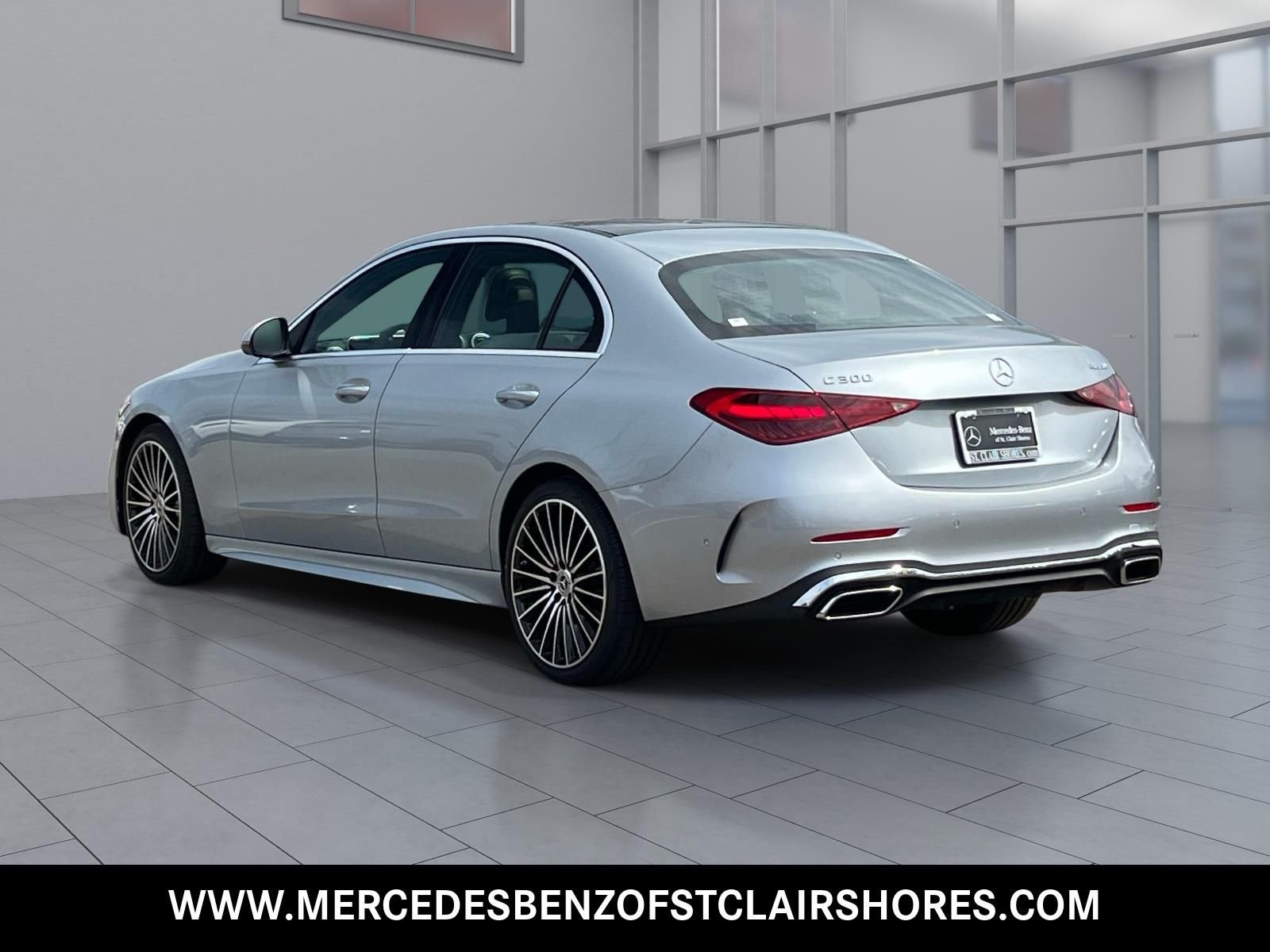 New 2026 Cirrus Silver Metallic Mercedes-Benz C 300 image 3