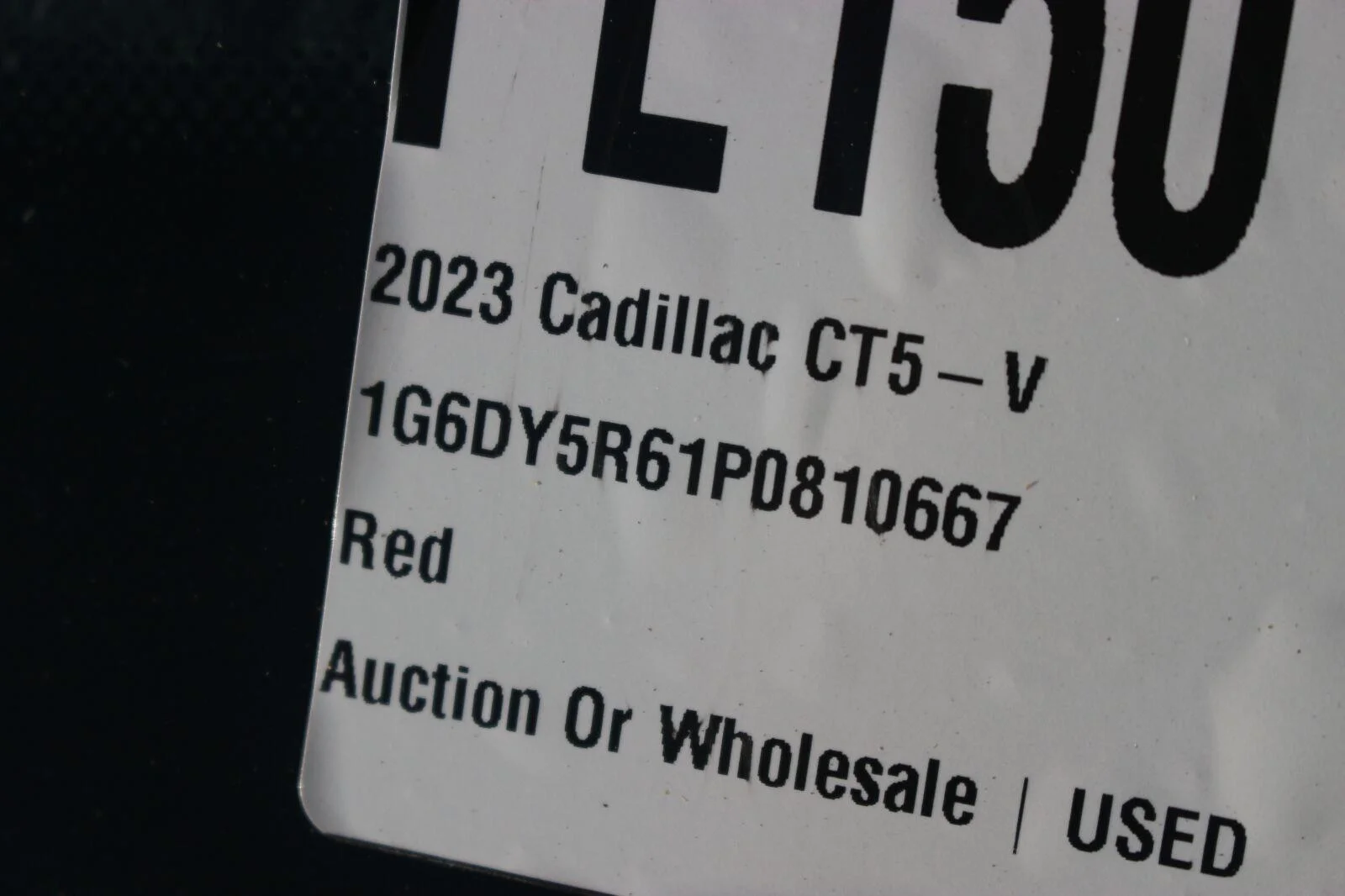 Used 2023 Radiant Red Tintcoat Cadillac V-Series Blackwing image 43