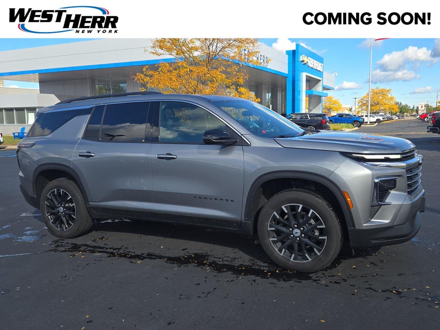 Used 2025 Sterling Gray Metallic Chevrolet AWD LT image 1