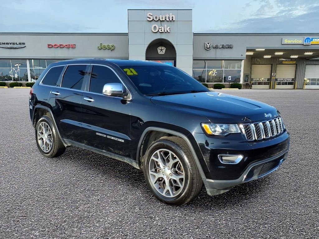 Certified Used 2021 Black Jeep Limited image 1