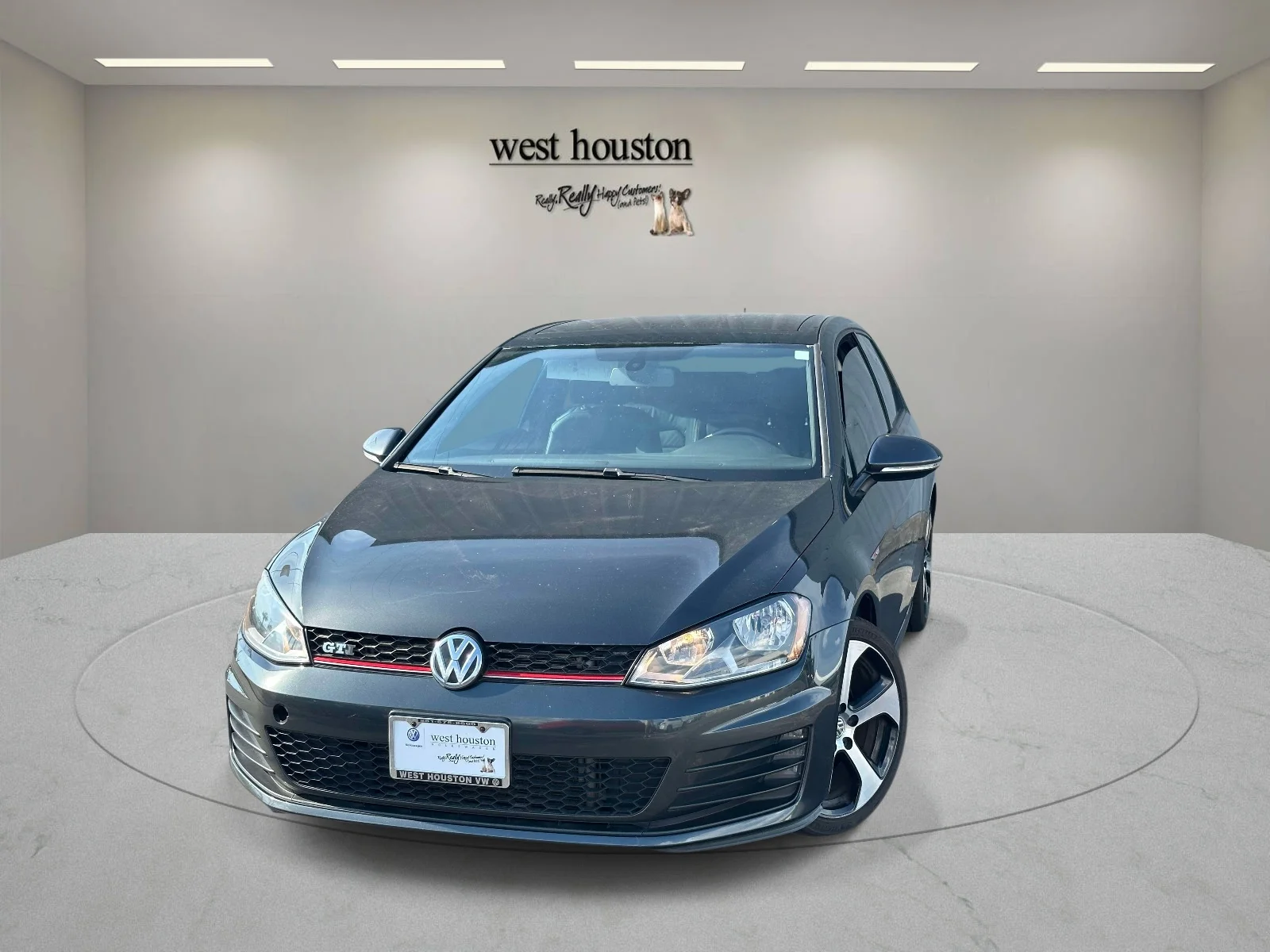 Used 2015 Carbon Steel Gray Metallic Volkswagen 2dr HB DSG S image 1