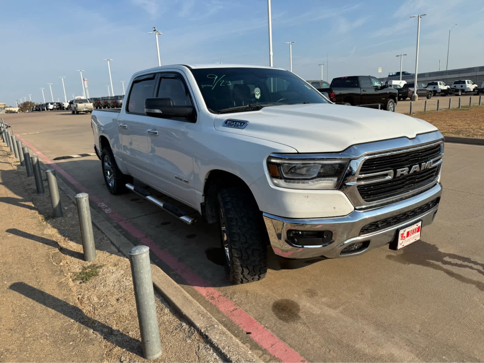 Used 2019 Bright White Clearcoat Ram Big Horn/Lone Star image 3