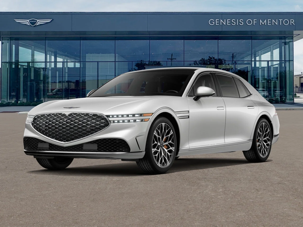 New 2026 Uyuni White Pearl Genesis 3.5T E-SC MHEV AWD image 1