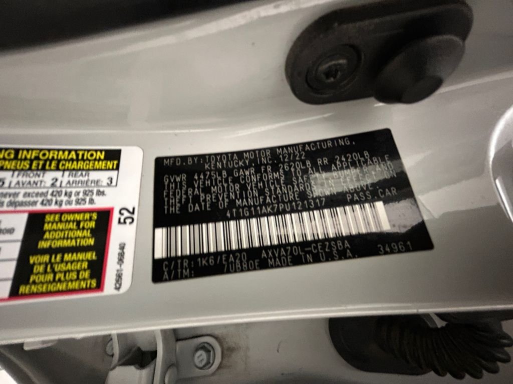 Used 2023 White Toyota SE image 20
